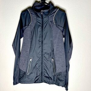Lululemon Run: Nothin' But Run Jacket Black/Gray Jacket EUC Sz-10
